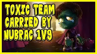 Nubrac RAGES at Toxic League of Legends Plebs Then Puts Them On His Back To 1v9