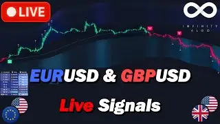 🔴 LIVE EURUSD & GBPUSD Forex Signals | 5-Min Chart 24/7