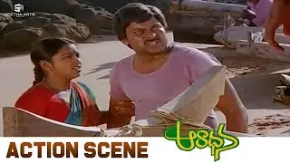 Megastar Chiranjeevi Action Scene - 02 | Aaradhana Movie Scenes | Suhasini | Radhika | Bharathiraja