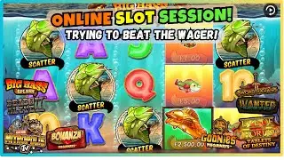 💥ONLINE SLOTS SESSION! 🎰 Trying To Beat The Wager - Spinning On Higher Stakes!  💵 BIG WINS Needed! 😲