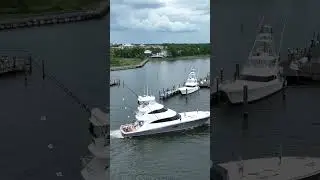 Nikki Bella with some Laundry on the riggers at ECBC #sportfish #yacht #vikingyacht