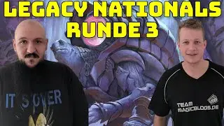 German Legacy Nationals | Runde 3: 8Cast vs Lands | Gameplay | Magic: The Gathering