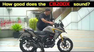Here is the engine & exhaust sound of the new Honda CB200X. Good enough?