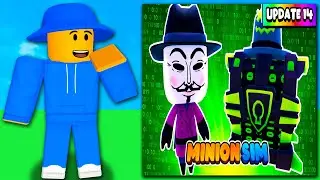 New Update In Roblox Minion Simulator! (New Anonymous Pets)