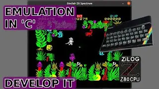 Эмуляция процессора Sinclair Spectrum 48K и Z80 с использованием только ANSI C