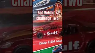 Red Vehicle's Challenge Two #toys #automobile #car #truck #challenge #hotwheels #autoworld #usa #red