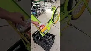 ​Ingenious Bike-Powered Can Crusher.