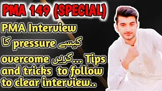 PMA initial interview pass | How i pass my initial interview | PMA149 interview preparation