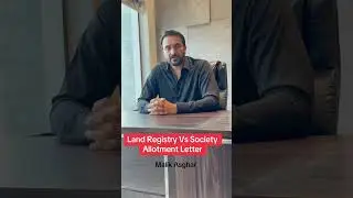 Difference between Land registry and Housing society allotment letter