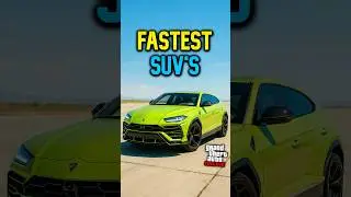 Top 3 FASTEST SUV's In GTA Online!