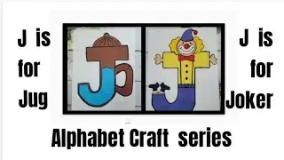 J is for Jug & J is for Joker craft : Alphabet Craft Series #neeldeeps_alphacraft #alphabetcraft 
