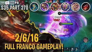 Mobile Legends - Part 270 Season 35: Full Franco Gameplay