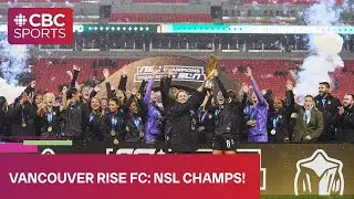 Vancouver Rise FC celebrate inaugural Northern Super League championship | #CBCSports