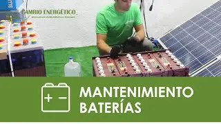 Mantenimiento de baterías de kit solares