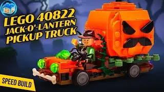 LEGO&reg; 40822 Jack-O&rsquo;-Lantern Pickup Truck | Halloween Speed Build 🎃