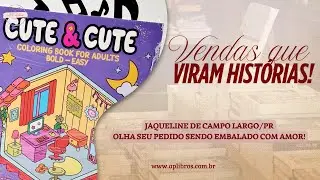 Pedido embalado e enviado para Jaqueline de Campo Largo / PR #aplibros #pedidoembaladoaplibros