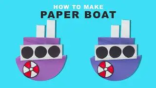 How To Make a Paper Boat | Origami Paper Boat Making