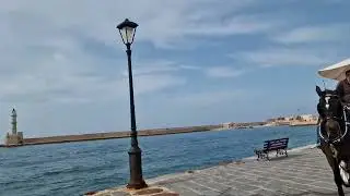 Chania Old Venetian Harbour of Greece