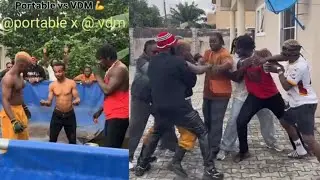 Portable  fighting with Very Dark Man 🔥