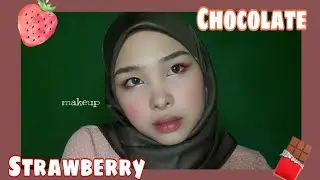 Strawberry Chocolate  makeup 🍓🍫 | F I O R E L L A