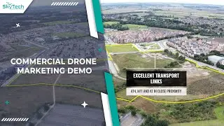 Commercial land marketing demo - Drone Video