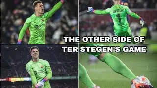 The other side of Ter Stegen's game, elite distribution.