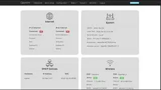 Демонстрация - новый веб-интерфейс LuCI OpenWrt