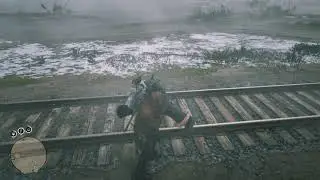 Red Dead Redemption II Lame train kill