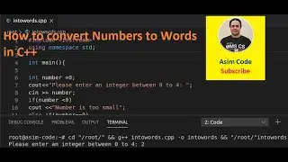 How to convert Numbers to Words in C++