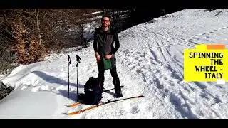 Montaggio pelli di foca su equipaggiamento sci escursionismo Salomon