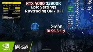 Returnal - Built In Benchmark - RTX 4090 | 13900K - 4K Epic Settings Raytracing