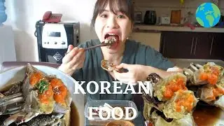 Trying Food From All Around the World -Korea | Ganjang Gejang / Kepiting Mentah / Raw Marinated Crab