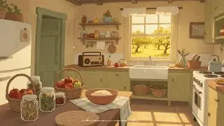 A Classic 1950s Family Kitchen — Another Room Where Coffee Steams Gently and Laughter Lingers