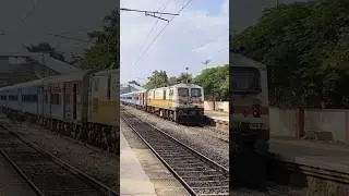 Uday express skipping hoodi in tremendous speed #trainvideos #viralvideos #viralshort