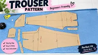 DIY Trouser pattern at Home.