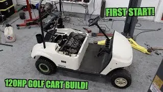 600cc Golf Cart Swap DAY 2 (This Thing Is Gunna Rip!)