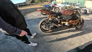 Pisar coś ty kupił wariacie xD GSXR STUNT brązowy jeszcze