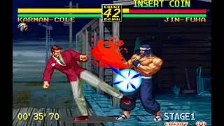 【TAS】Art of Fighting 3 - Karman Cole (Arcade / 1996) 4K 60FPS [Longplay]