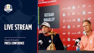 LIVE | Press Conference | Captains Luke Donald & Keegan Bradley | Sep 22 | 2025 Ryder Cup
