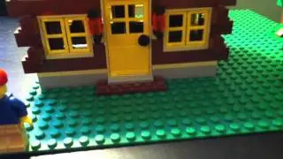 Lego creator log cabin
