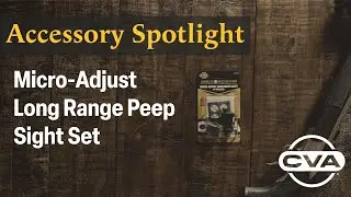 MUZZLELOADING ACCESSORIES: Micro-Adjust Long Range Peep Sight Set
