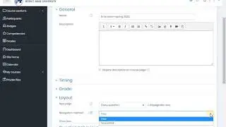 sequential navigation of exam questions instead of free using moodle