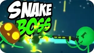 BARON is the SNAKE BOSS  ► Stick Fight : The Game Multiplayer Gameplay