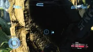 Sick ninja jumping off rock