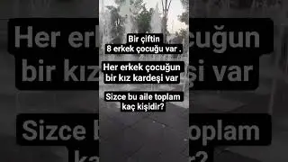Kalabalık bir aile#keşfet #shorts #mantik