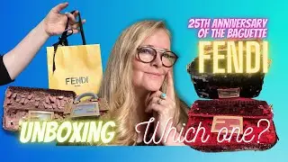 UNBOXING FENDI Bag, which one? | FENDI Baguette 25th Anniversary | LUXURY HANDBAGS
