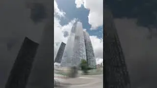 Manchester skyscrapers with Insta360