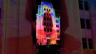 Vivid Sydney Festival 2023. Murals on Museum of Contemporary Art. #vividsydney #vividsydney2023