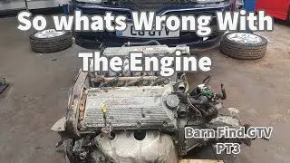 Alfa Romeo GTV V6 Restoration. Finally The Engine Is Out.