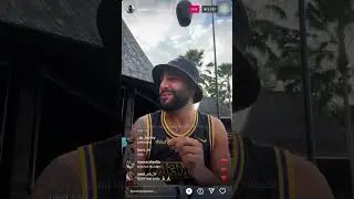 Samra Instagram Live in Bali 😍😵‍💫